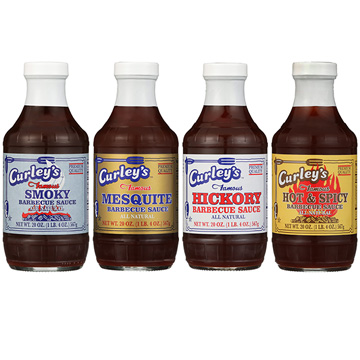 Curley's Famous 4-Pack 4/20 oz glass bottles - Garden Complements, Inc.